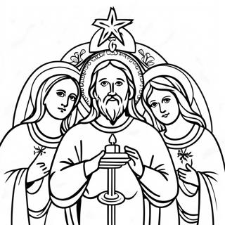 Holy Trinity Coloring Page 68332-54912