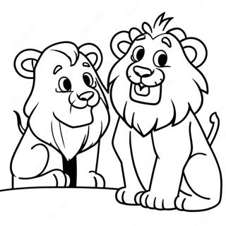 Between The Lions Coloring Pages