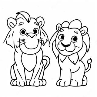 Between The Lions Coloring Page 68362-54930