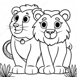 Between The Lions Coloring Page 68362-54931