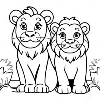 Between The Lions Coloring Page 68362-54932