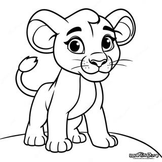 Nala Lion King Coloring Pages