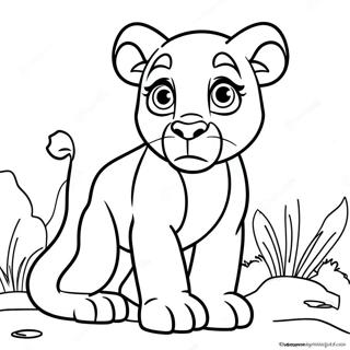 Nala Lion King Coloring Page 68382-54950