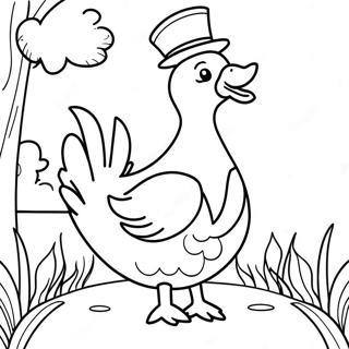 Mother Goose Coloring Page 68412-54970