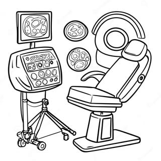 Fun Radiology Equipment Coloring Page 68443-55006