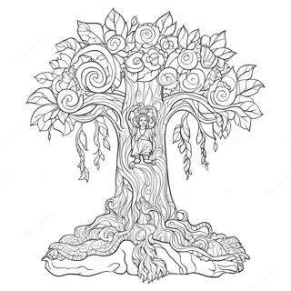 Jesse Tree Coloring Pages