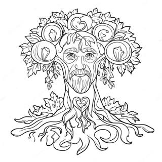 Jesse Tree Coloring Page 68472-55024