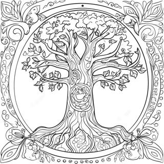 Colorful Jesse Tree Ornament Coloring Page 68473-55027