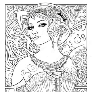 Klimt Coloring Pages