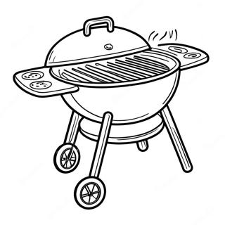 Grill Coloring Pages