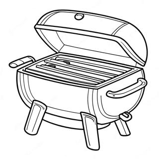 Grill Coloring Page 68502-55046