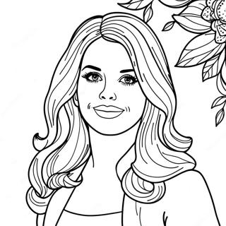 Lana Del Rey Coloring Page 68522-55067