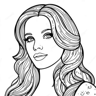 Lana Del Rey Coloring Page 68522-55068