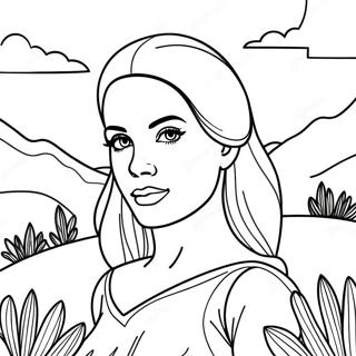 Lana Del Rey Coloring Pages