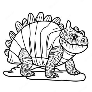 Dimetrodon Coloring Pages