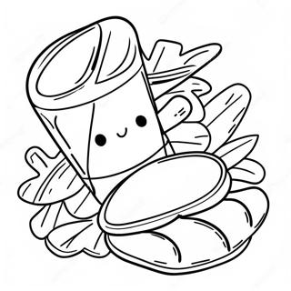 Crunchy Potato Chips Coloring Page 68583-55114