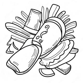 Crunchy Potato Chips Coloring Page 68583-55116