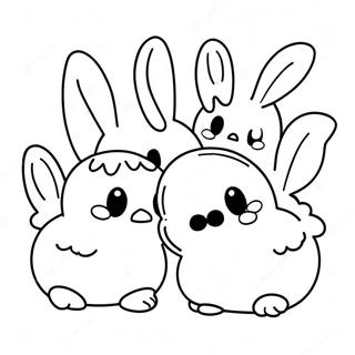 Peeps Outline Coloring Page 68592-55118