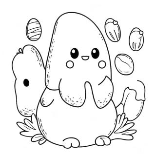 Peeps Outline Coloring Page 68592-55120