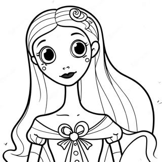 Corpse Bride Coloring Pages