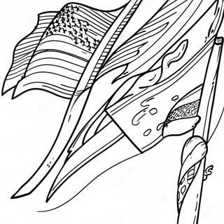 Colorful Country Flags Coloring Page 68693-55204