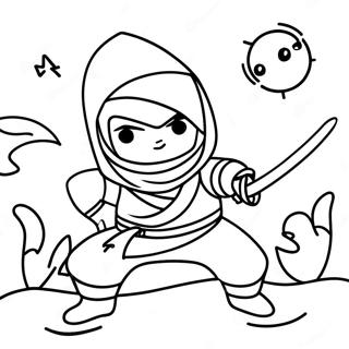 Night Ninja Coloring Pages