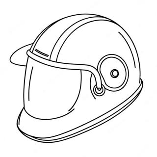 Safety Helmet Coloring Page 6871-5646