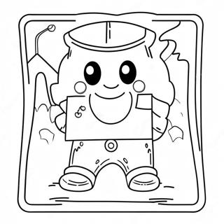 Cute Safety Sign Coloring Page 6872-5649