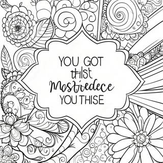 You Got This Motivational Quote Coloring Page 68732-55226