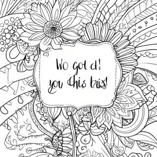 You Got This Motivational Quote Coloring Page 68732-55227