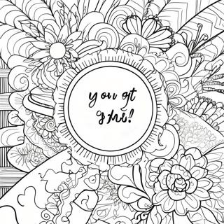 You Got This Motivational Quote Coloring Page 68732-55228