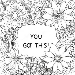 You Got This Encouraging Words Coloring Page 68733-55234