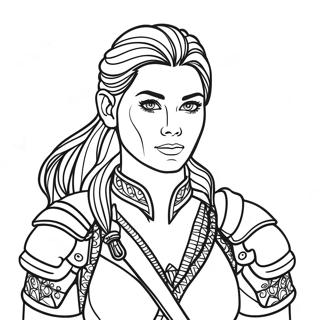 Adventurous Alpha Lexa Coloring Page 68743-55242