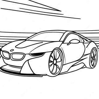 Bmw I8 Coloring Pages