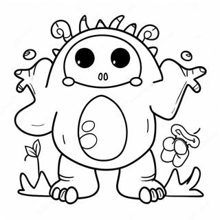 Monster Letters Coloring Page 68782-55270