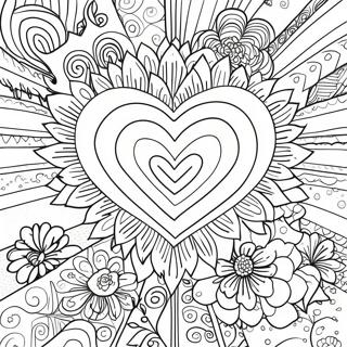 Heartfelt Adoration Coloring Page 68793-55281