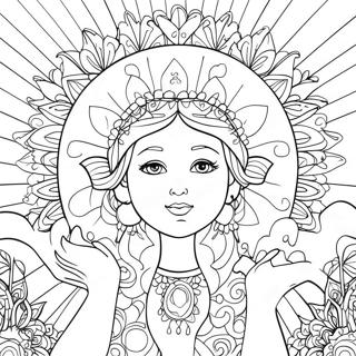 Heartfelt Adoration Coloring Page 68793-55283