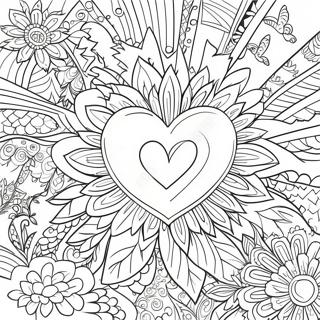 Heartfelt Adoration Coloring Page 68793-55284