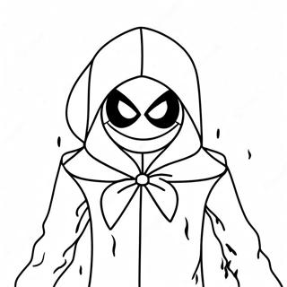 Eyeless Jack Coloring Pages