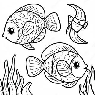 Tropical Fish Coloring Page 68812-55296