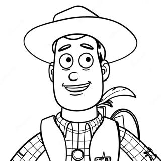 Woody From Toy Story Coloring Page 6881-5656