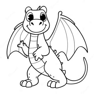 Friendly Pete The Dragon Coloring Page 68823-55310