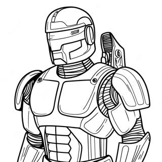 Robocop Coloring Page 68832-55306