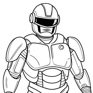 Robocop Coloring Page 68832-55307