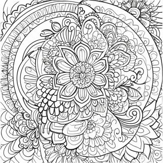 Adult Mandala Coloring Page 68842-55319