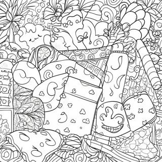 Cozy Pajama Patterns Coloring Page 68873-55342