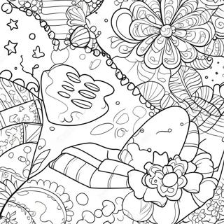 Cozy Pajama Patterns Coloring Page 68873-55343