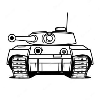 Tiger Tank Coloring Pages