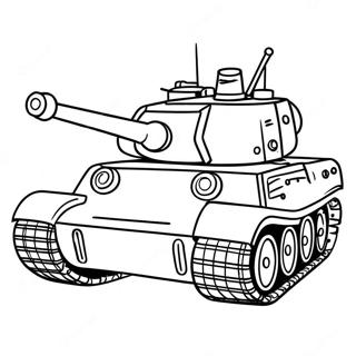 Tiger Tank Coloring Page 68882-55348