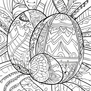 Pysanky Egg Coloring Page 68892-55354